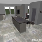 EXTGD-The old living room will be large kitchen for the discerned chefs in the house